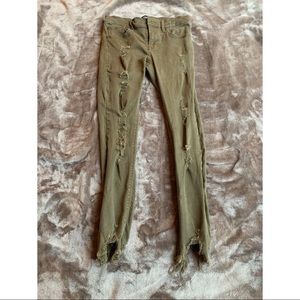 Express Ankle Legging Mid Rise Jeans